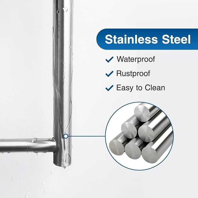 Paper Towel Holder, Self-Adhesive or Drilling， Brushed Nickel, 1 Pack - Image 3