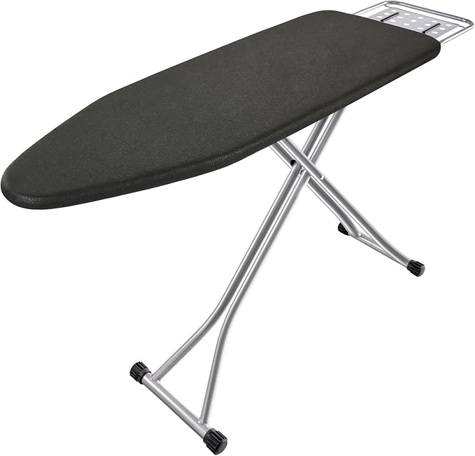BKTD Full Size Ironing Board, Sturdy Frame, Heat Resistant Cover, Iron Rest by BKTD