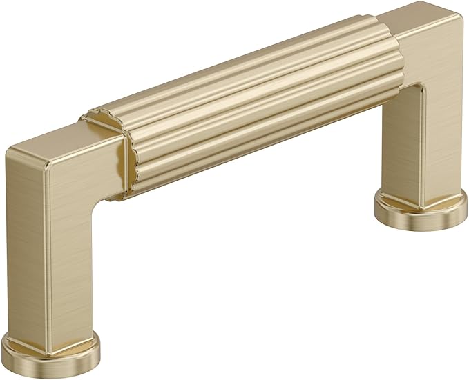 Amerock Ballard 3 inch (76mm) Center-to-Center Golden Champagne Cabinet Pull, BP37642BBZ