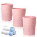 3 Pack Small Bathroom Trash Can by JiatuA