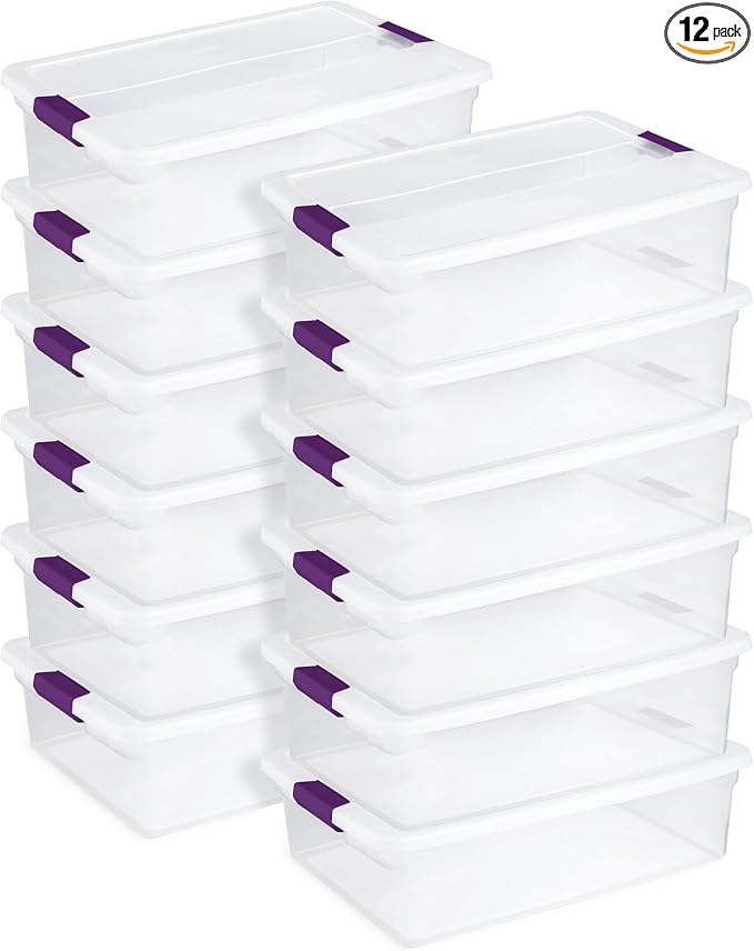 Sterilite ClearView Latch Boxes, Storage Bins by Sterilite