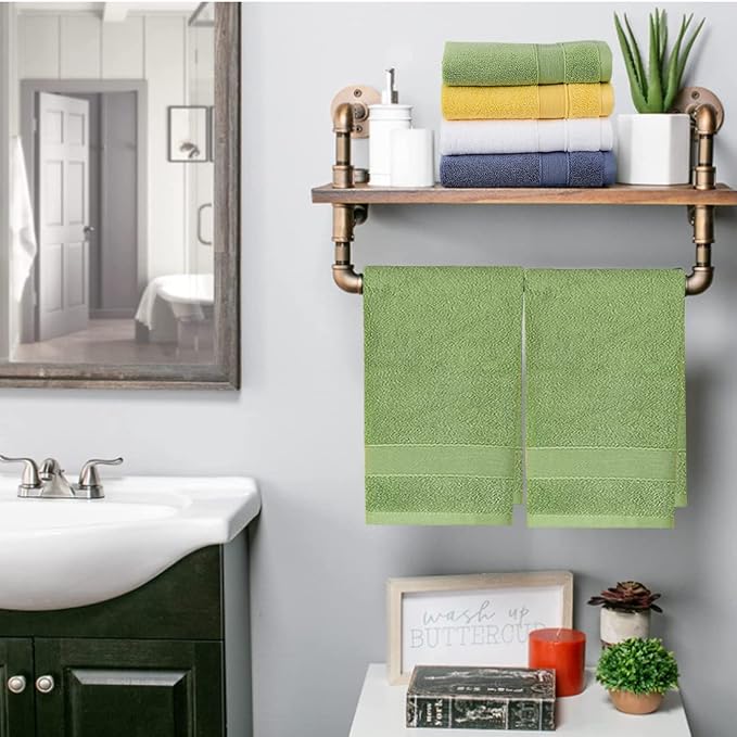 Lchkrep Bathroom Hand Towels, Home Soft Cotton Super Soft Highly Absorbent Hand - Image 2