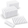 100 Pcs White Clothes pins by FEFU