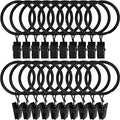 LLPJS 20 Pack Metal Curtain Rings by LLPJSCurtainRingsClipHooks