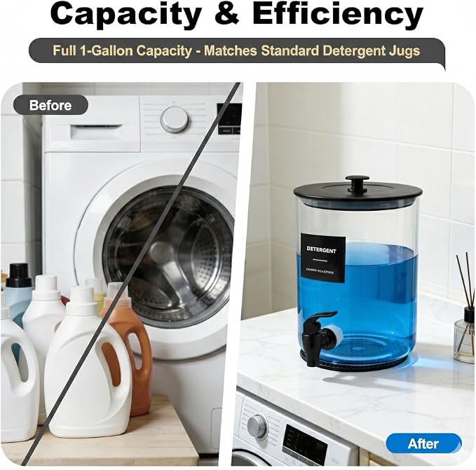 Glass Laundry Detergent Dispenser - Image 3