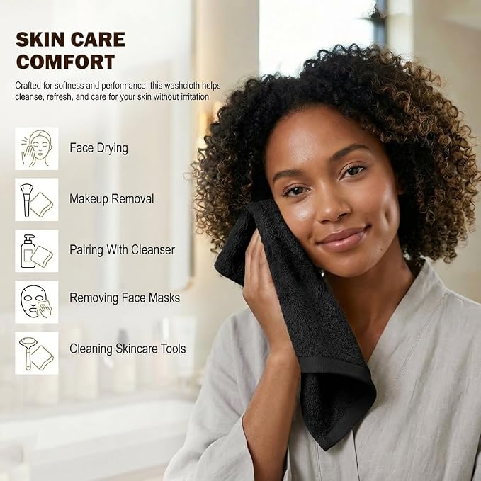 Utopia Towels 60 Pack Washcloths, 12x12 in, 100% Cotton, Fast Drying, Soft Feel - Image 10