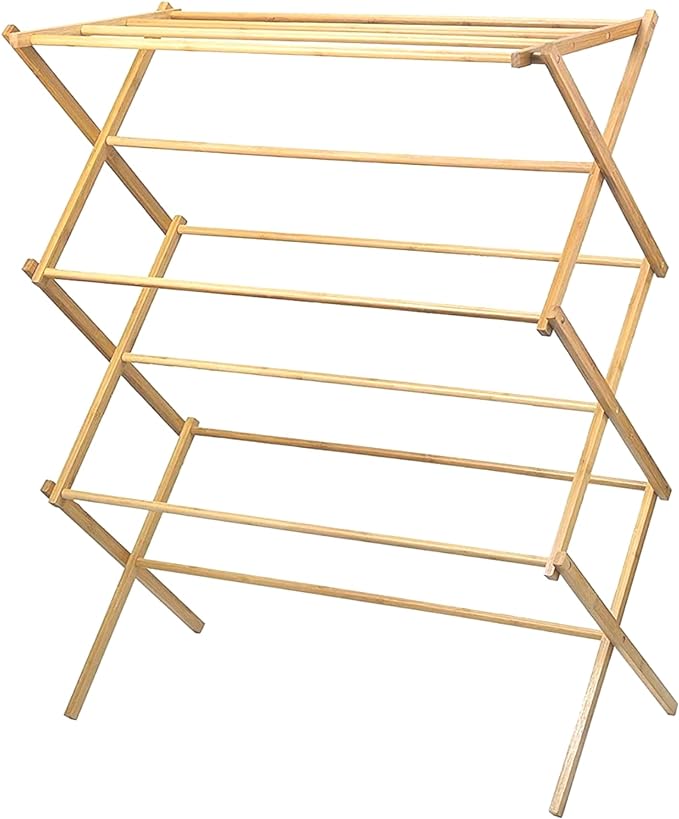 HOME IT Wooden Clothes Drying Rack by HOMEIT