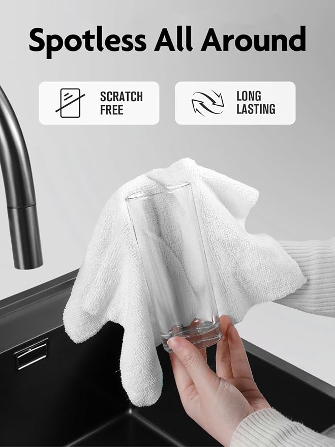 Fantasticlean Microfiber Cleaning Cloth Roll-60 Sheets, Tear-away Microfiber - Image 6