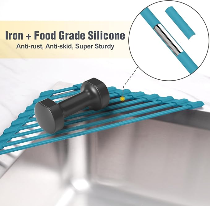 Tomorotec Roll Up Dish Drying Rack - Image 3