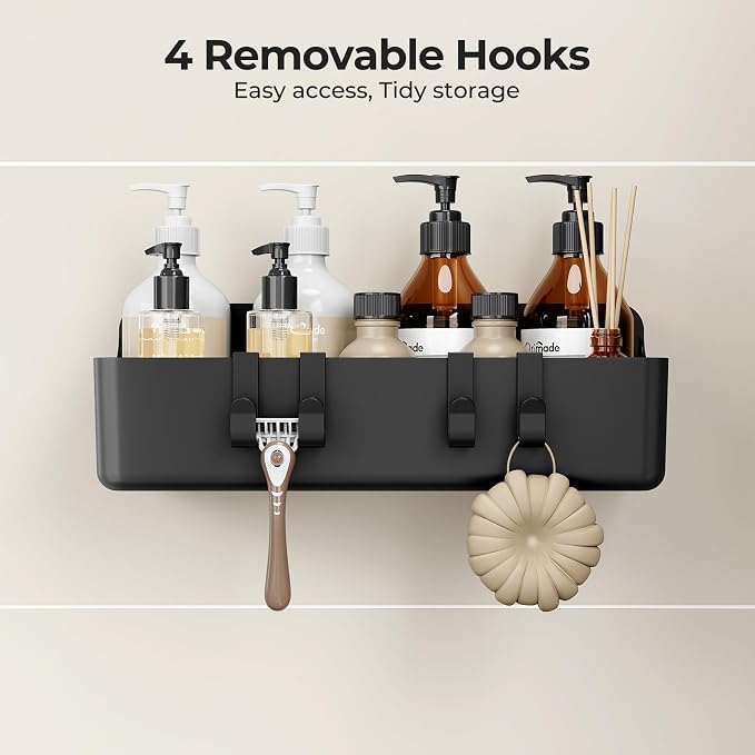 Orimade Shower Caddy 2-Pack, No-Drill Adhesive Shelves - Image 7