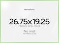 Homeforia 19.25x26.75 Sage Green Puzzle Frame, High End Metal 19.25 x 26.75 Picture Frames without Mat, 26.75x19.25 Poster Frame for Wall, 19.25by26.75 Puzzle Frame, Tempered Glass, Wall Kit, Set of 1