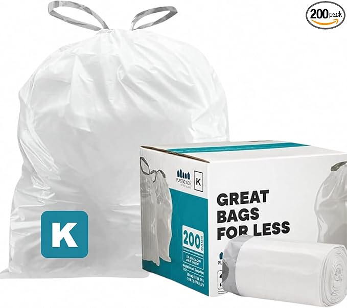 Plasticplace Custom Fit Trash Bags, Compatible by Plasticplace