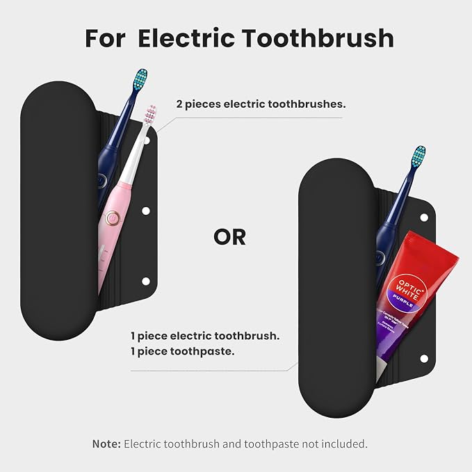 Silicone Electric Toothbrush Travel Case, Manual Toothbrush Travel Cover - Image 2