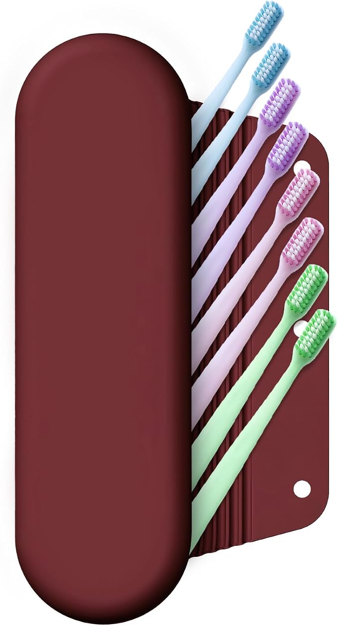 Silicone Electric Toothbrush Travel Case, Manual Toothbrush Travel Cover - Image 3