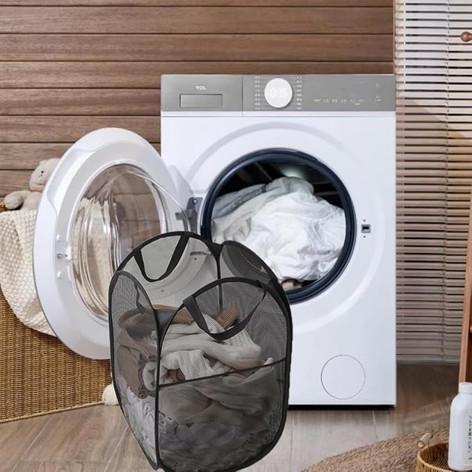 2 Packs Mesh Pop up Laundry Hamper - Image 4
