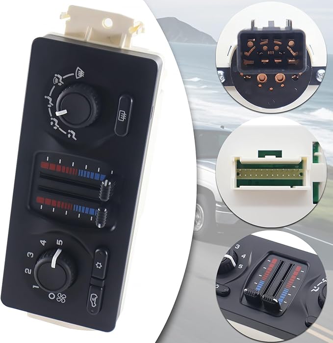 599-210XD Climate Control Module AC Heater HVAC Panel Compatible with 2003-2007 Chevy Silverado Tahoe Suburban Avalanche Trailblazer, GMC Sierra Yukon Envoy, Cadillac Escalade Climate Control Module