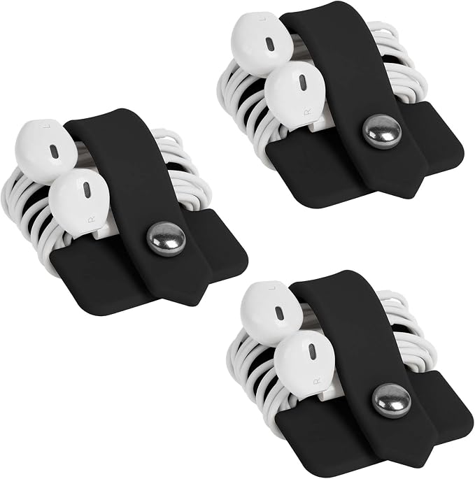 Cord Organizer Earbuds Holder Earphone Wrap Earphones Organizer Headset by ELFRhino