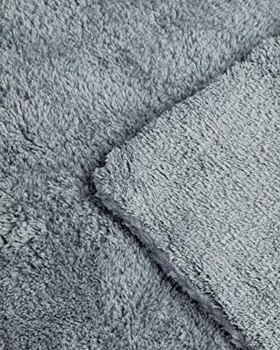 Adam's Borderless Grey Microfiber Towel - Image 4