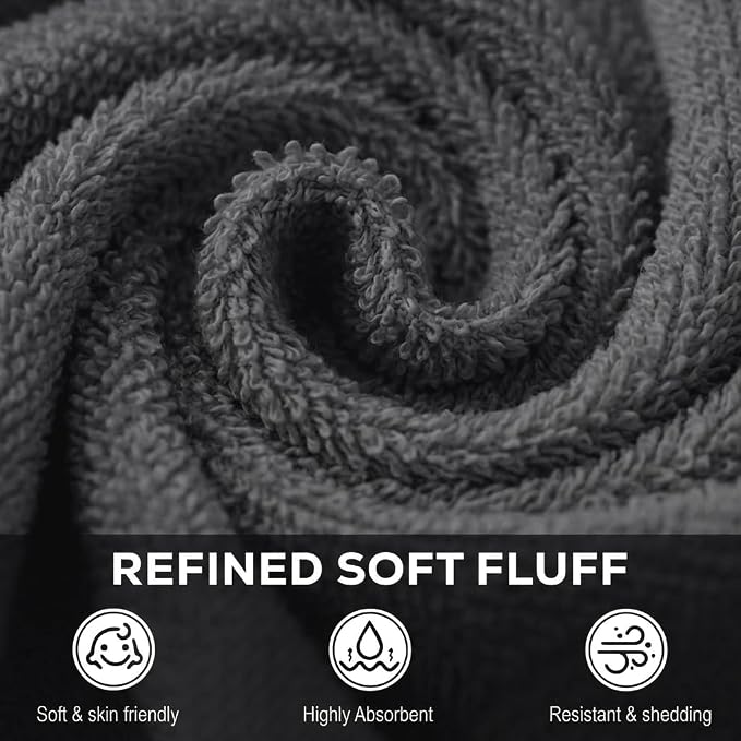 Utopia Towels 12 Pack Washcloths, 12x12 in, 100% Cotton, Fast Drying Soft Feel - Image 3