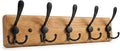 Solid Oak Wooden Coat Rack Wall Mount by versawood
