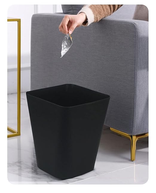 1.6 Gallon Small Trash Can Bathroom Wastebasket Garbage Can - Image 3