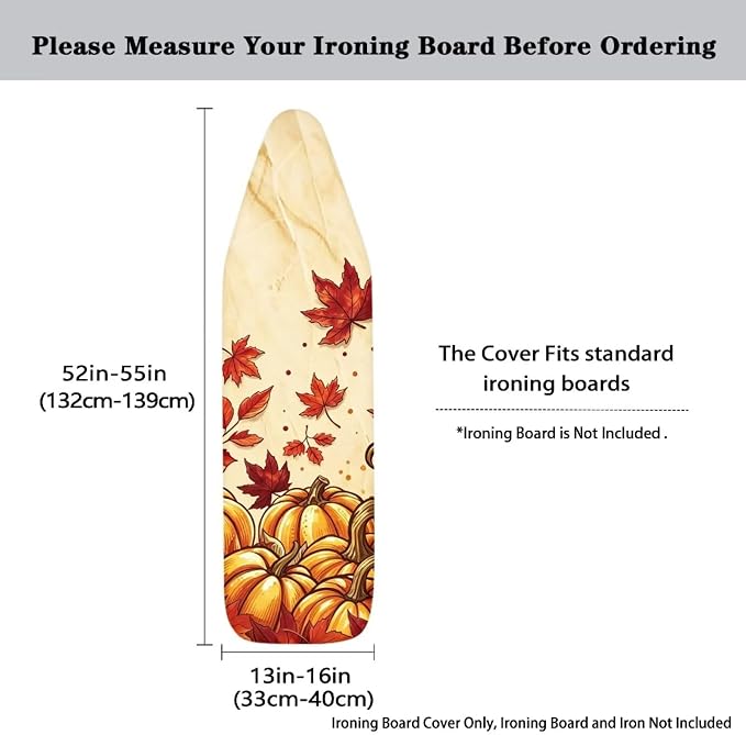 Maple Leaf Pumpkin Iron Board Cover - Image 5
