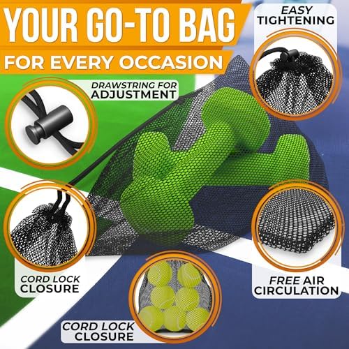 5 Pcs Small Mesh Bag Bulk, 11.8" x 7.48", Breathable Nylon - Image 4