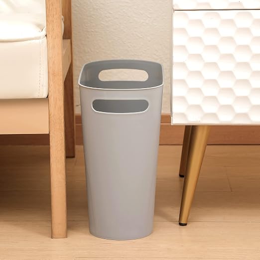 rejomiik Small Trash Can, Slim Garbage Can Plastic Waste Basket - Image 7