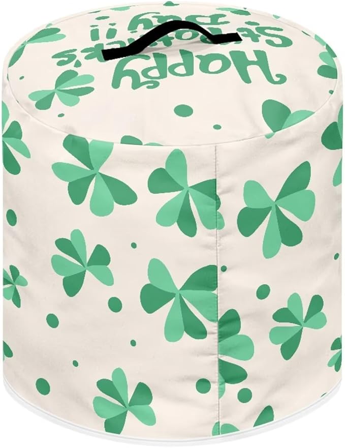 TODIYADDU Green Shamrock Air Fryer Cover Dust Cover St Patrick's Day Instant Pots Pressure Cooker Cover Compatible with Most Kitchen Appliances Trendy Instant Pots Pressure Cooker Accessories