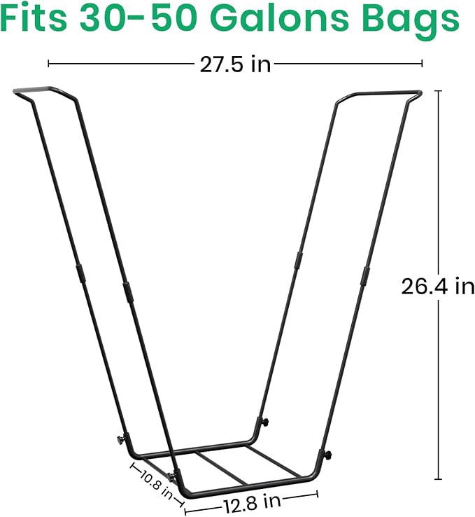 Leaf Bag Holder Collapsible Trash Bag Holders Stand - Image 4