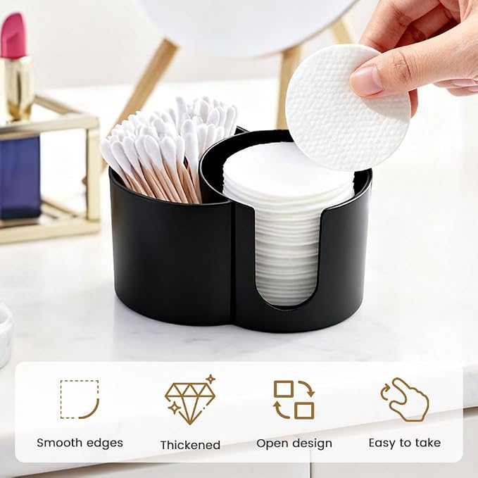 2- Grid Q-tip Holder for Bathroom, Cotton Swab Holder - Image 5