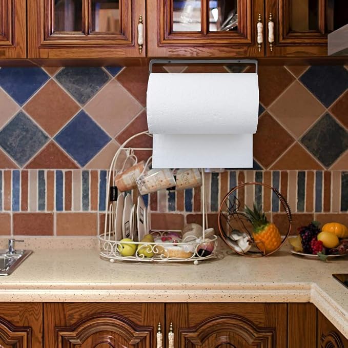 PHUNAYA Under Cabinet Paper Towel Holder Wall Mount - Image 2
