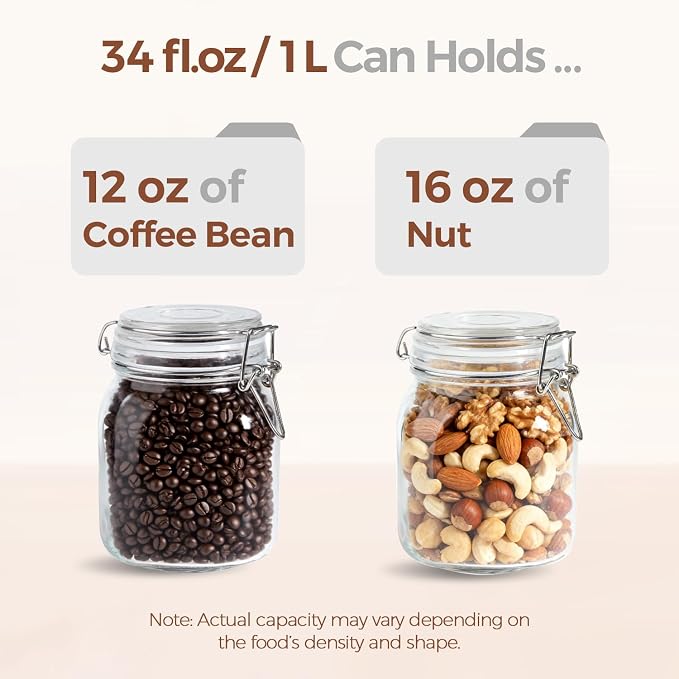 ComSaf Square Glass Pantry Jars - Image 7