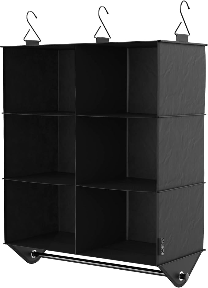 ClosetMaid 6-Shelf Fabric Hanging Closet Organizer - Image 2