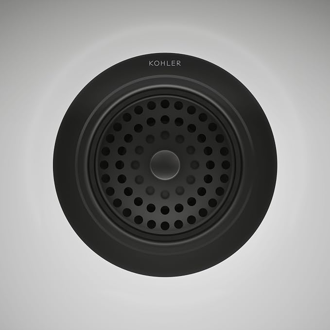 Kohler K-8803-BL Duostrainer Sink Strainer Basket, Matte Black - Image 2