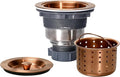 KONE 3/1-2 Inch Sink Drain Assembly Antique Copper Kitchen Sink Drain Kit by KONE