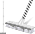 SetSail Floor Scrub Brush with 51-Inch Long Adjustable Handle 2 in 1 Scrape by SetSail