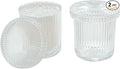 2 Pack Glass Container Qtip Holder by Unknown