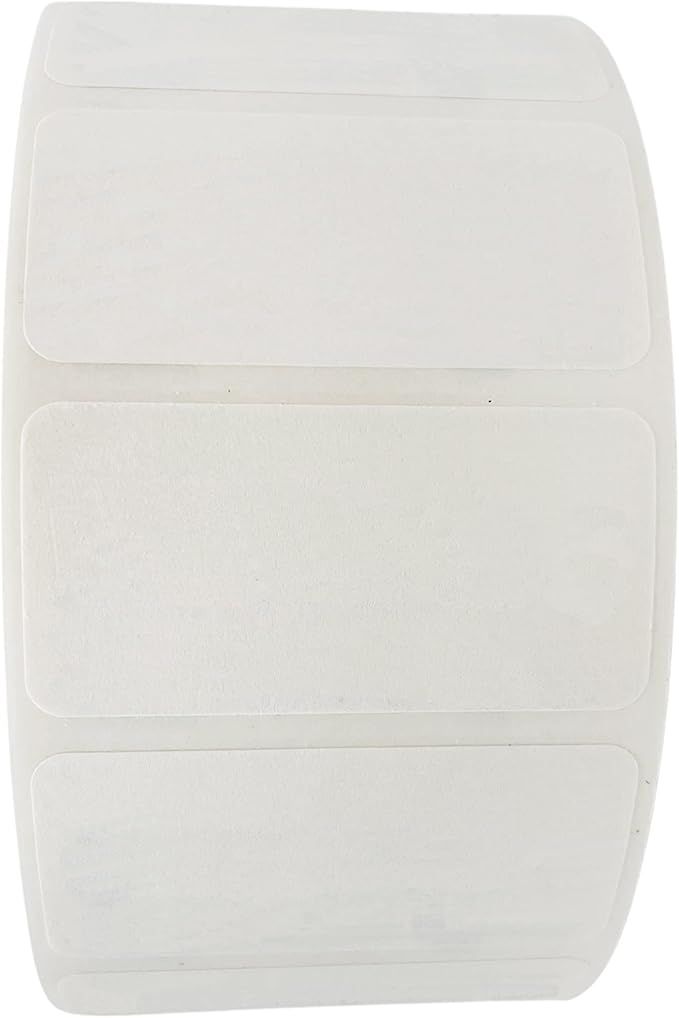 2x1 Dissolvable Food Labels, 500 Label Stickers, Bottle Labels for Storage Bins, Sticker Labels for Food containers, (500, Blank)