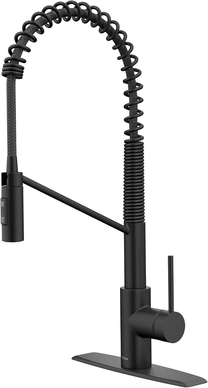 KRAUS Oletto Commercial Style Single Handle Pull Down Kitchen Faucet by Unknown