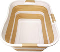 SAMMART 42 Collapsible Plastic Laundry Basket, Foldable Pop Up Storage by SAMMART