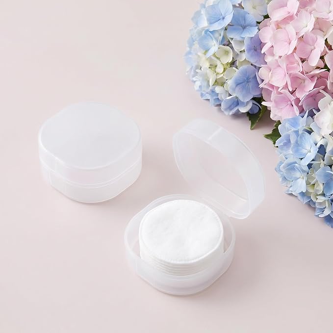 2 PCS Cotton Round Holder, Toner Pad Travel Case - Image 7