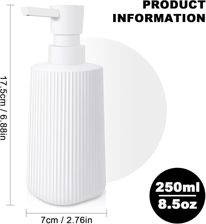 2 Pack Glass Small Soap Dispenser - Image 2