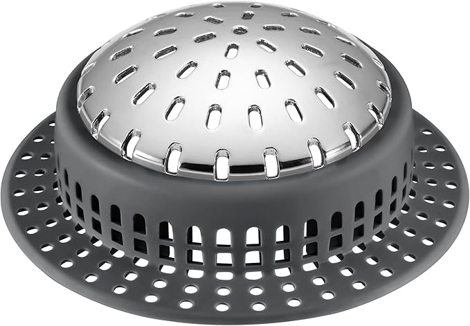 Aluvor Bathtub Drain Hair Catcher Shower Drain Cover Sink Drain Protector | by SayGoodbyetoHairClogging