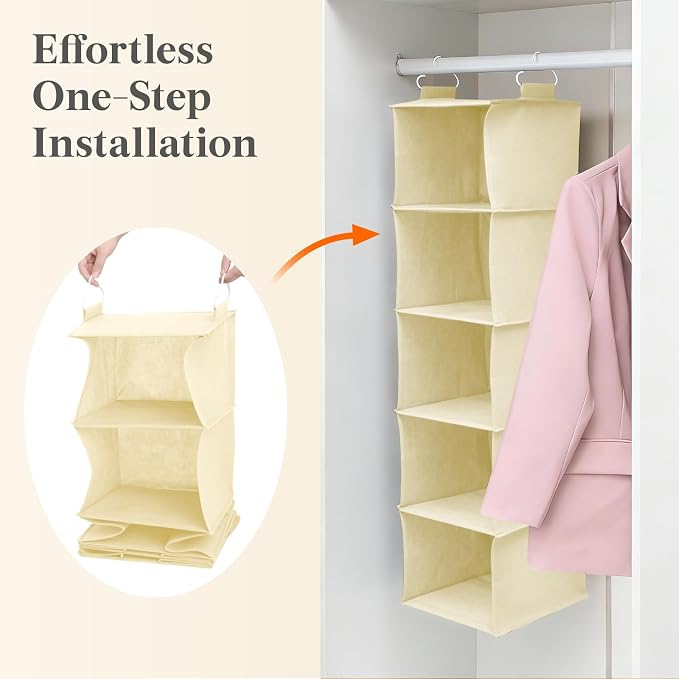 Lifewit Hanging Closet Organizer and Storage - Image 6