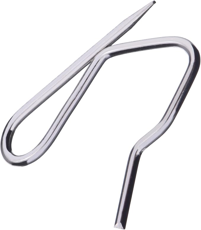 Outus 58 Pack Metal Curtain Hooks Pin On Drapery Hooks 1.2 x 1 Inch - Image 4