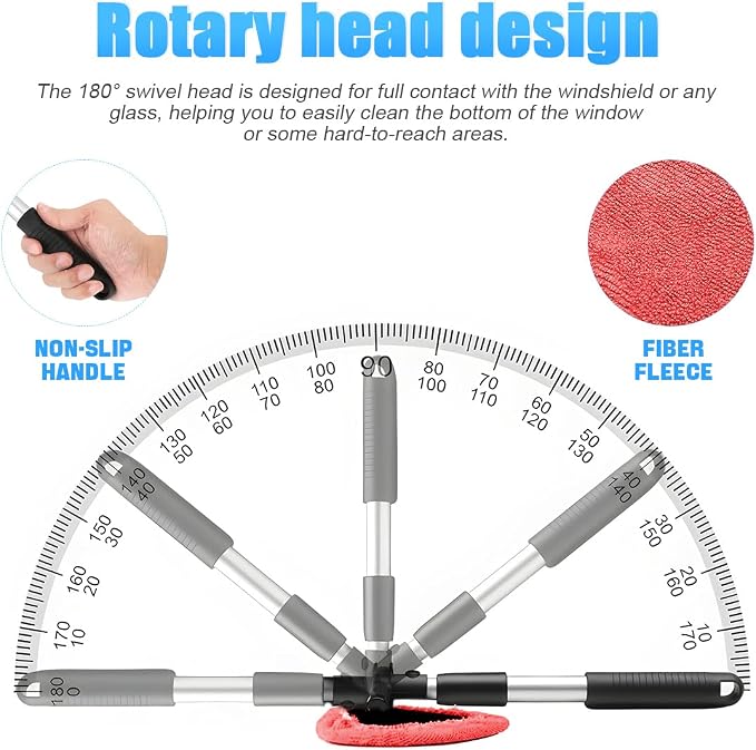Extendable Car Windshield Cleaning Tool - Image 3