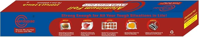24 Inch Extra Wide Extra Heavy Duty Aluminum Foil Roll, 24 Inch Width x 250 - Image 7