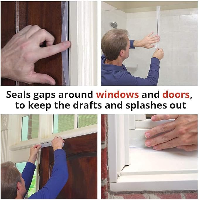 Alien Draft Seal Weather Stripping Door Seal – Longer 64ft Silicone Door Bottom - Image 4
