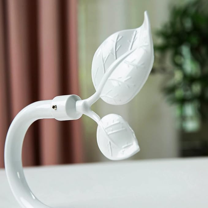 HIKMLK Leaf Shaped Curtain Tieback Holdbacks 2pcs, Handmade Metal Curtain Side - Image 2